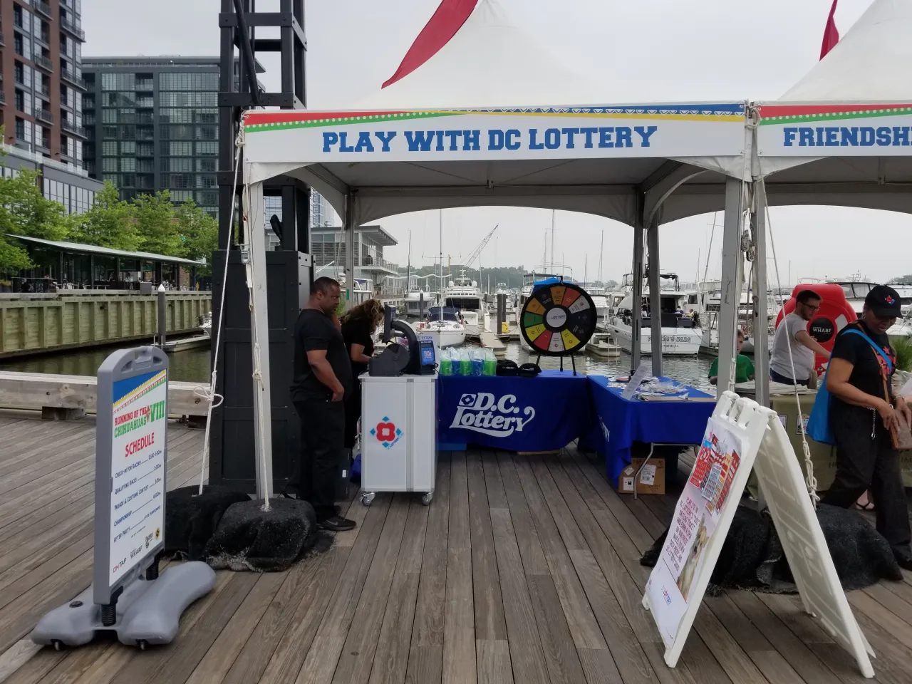 DC Lottery tent
