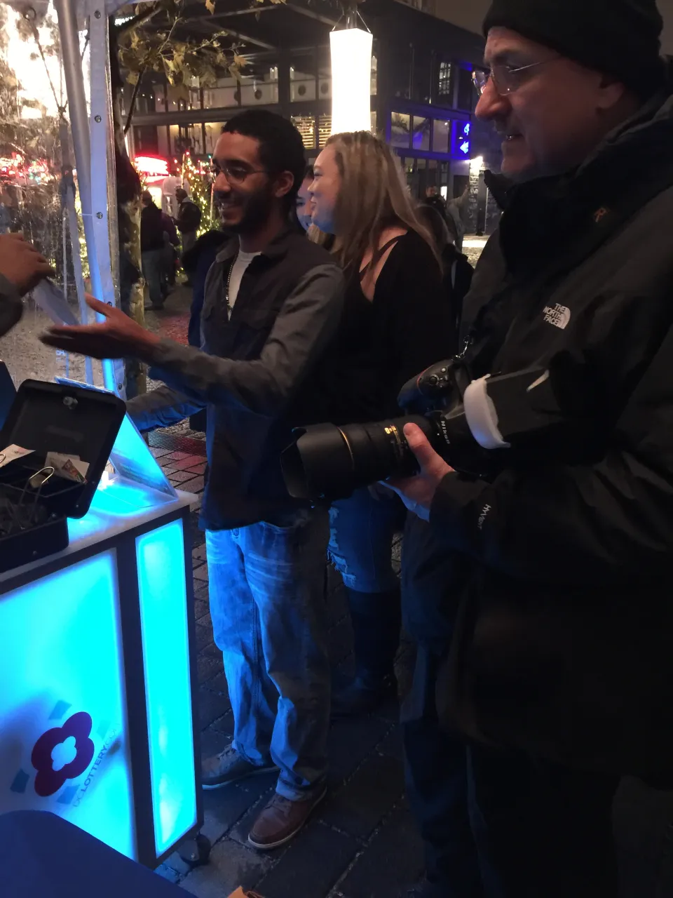 Players buying tickets