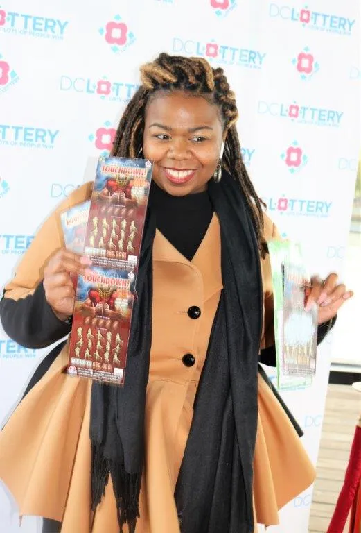 Player holding tickets