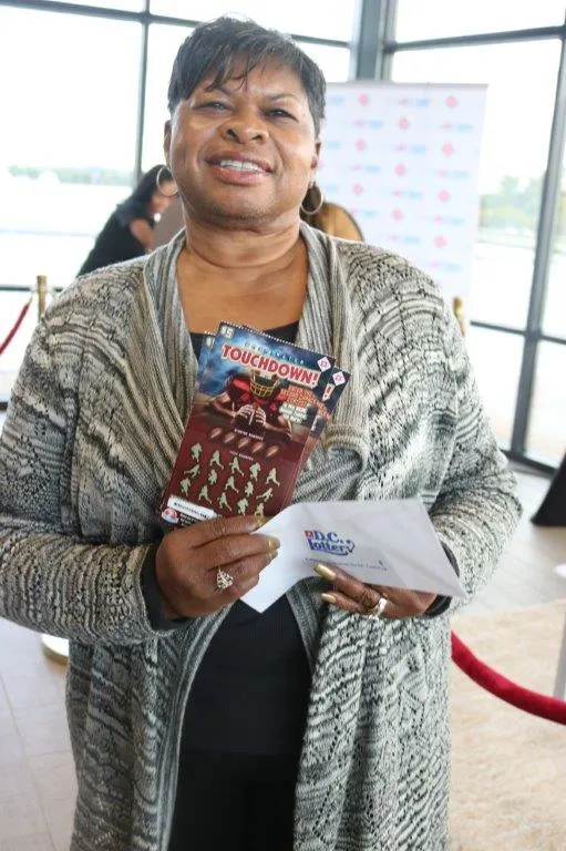 Player holding tickets