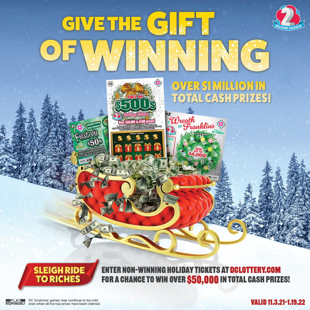 Sleigh Ride to Riches Second Chance Contest