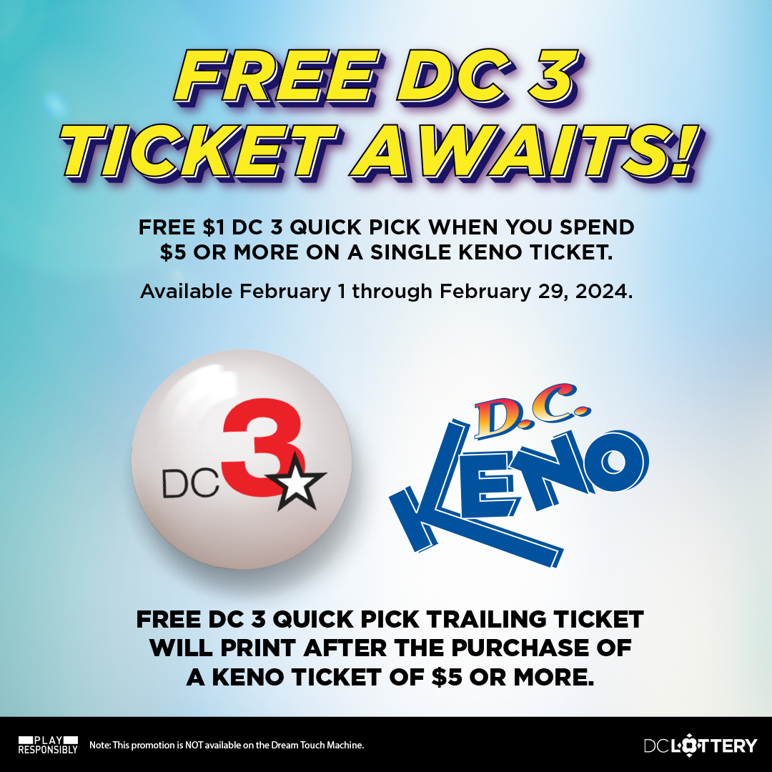 Free DC 3 Ticket Awaits!