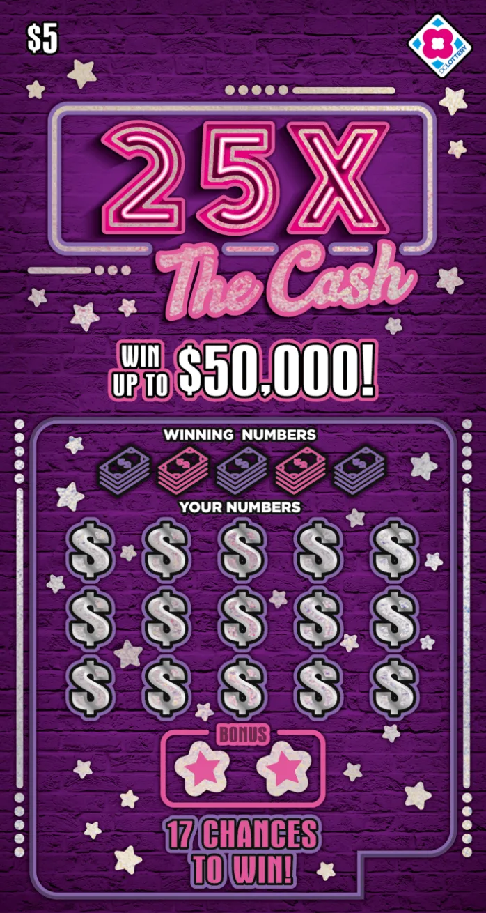 25X the Cash Scratcher Ticket