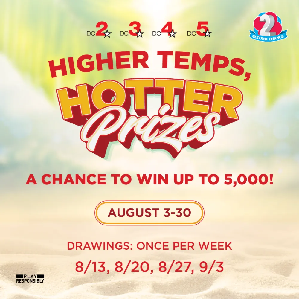Hot August 2nd Chance Contest 8.3.25 - 8.30.25