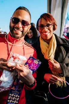Mardi Gras 2020 Event - Winners Celebrating