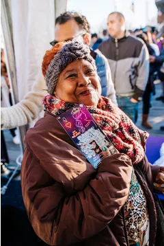 Mardi Gras 2020 Event - Woman with Ticket