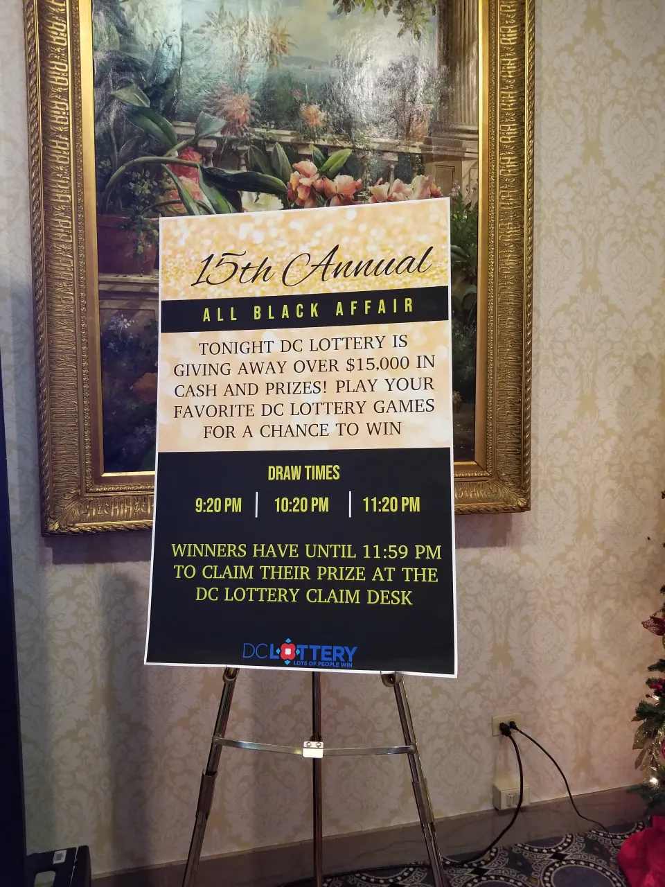 Promotional event signage