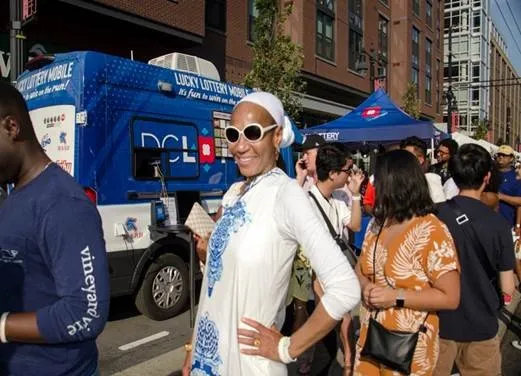 Woman posing for photo