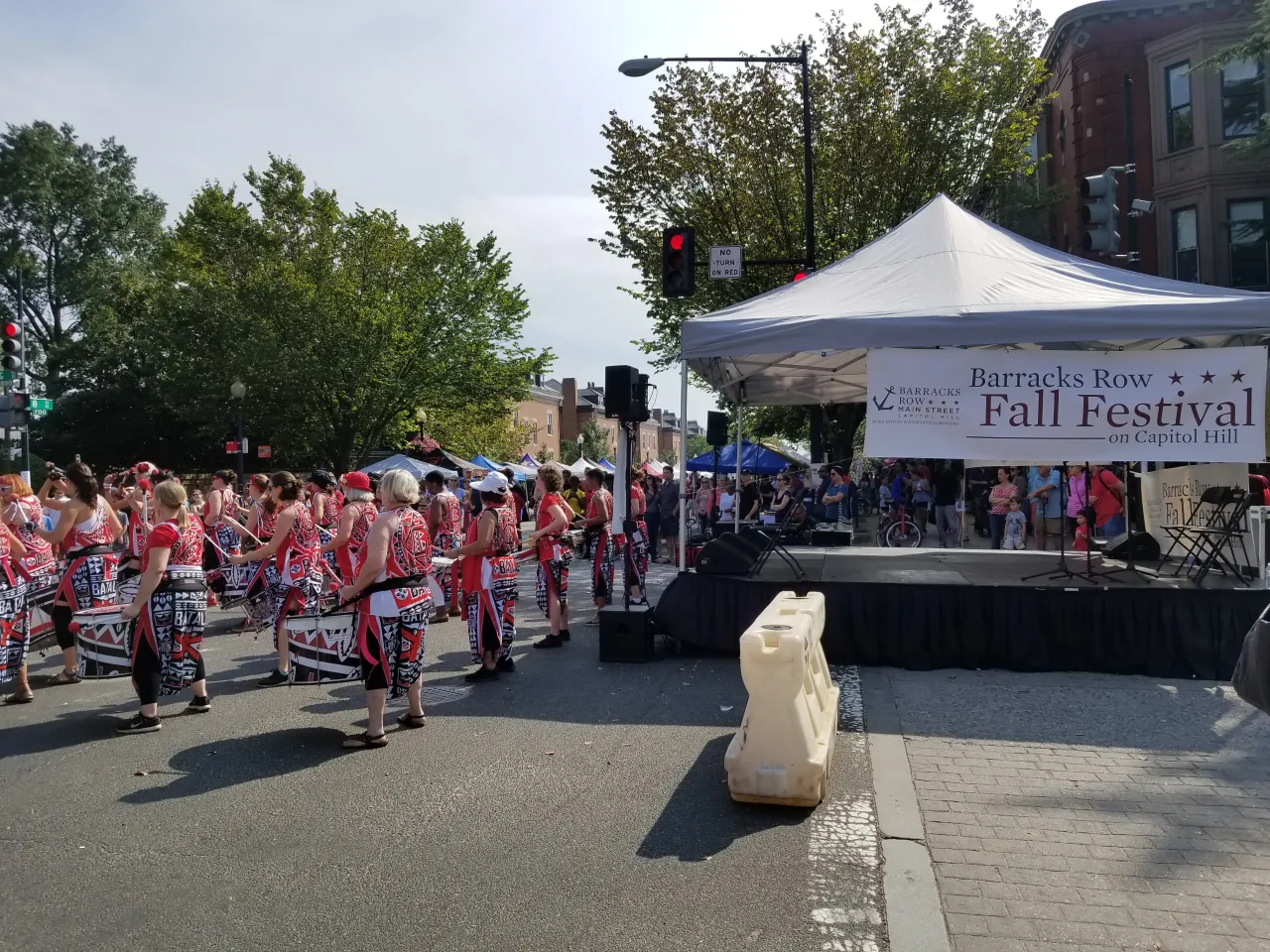 Band performing