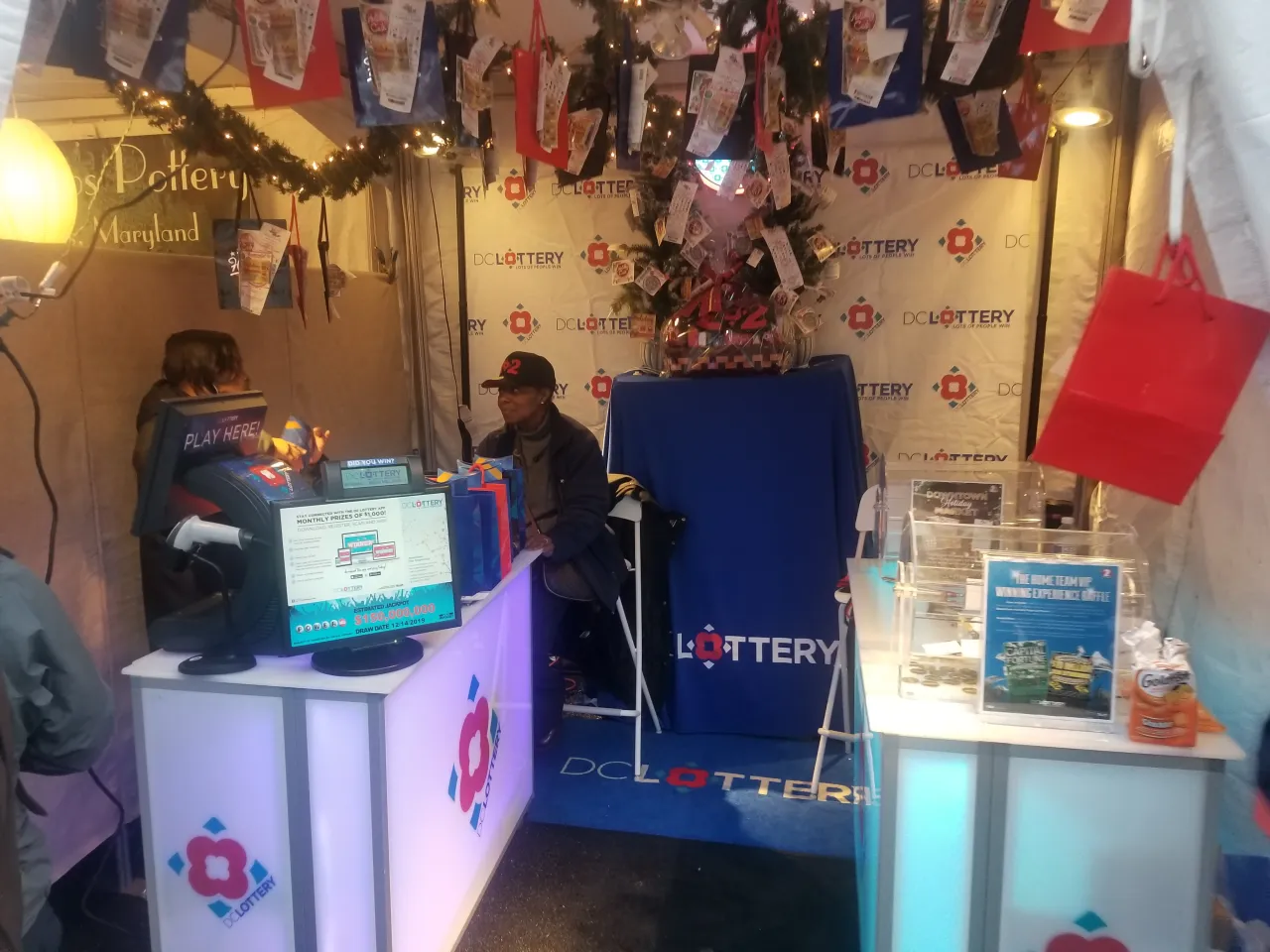 DC Lottery tent