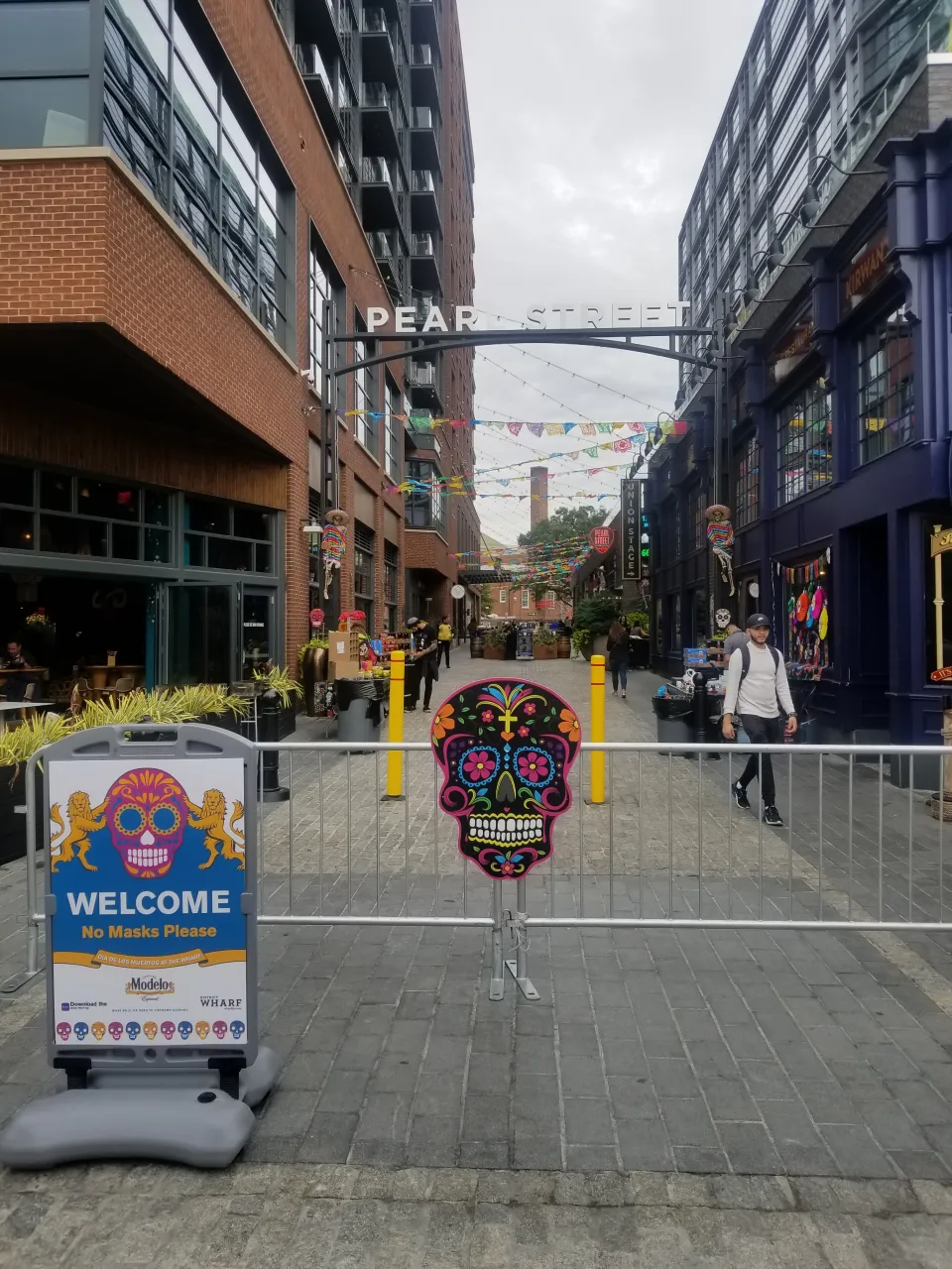 Entrance to the event