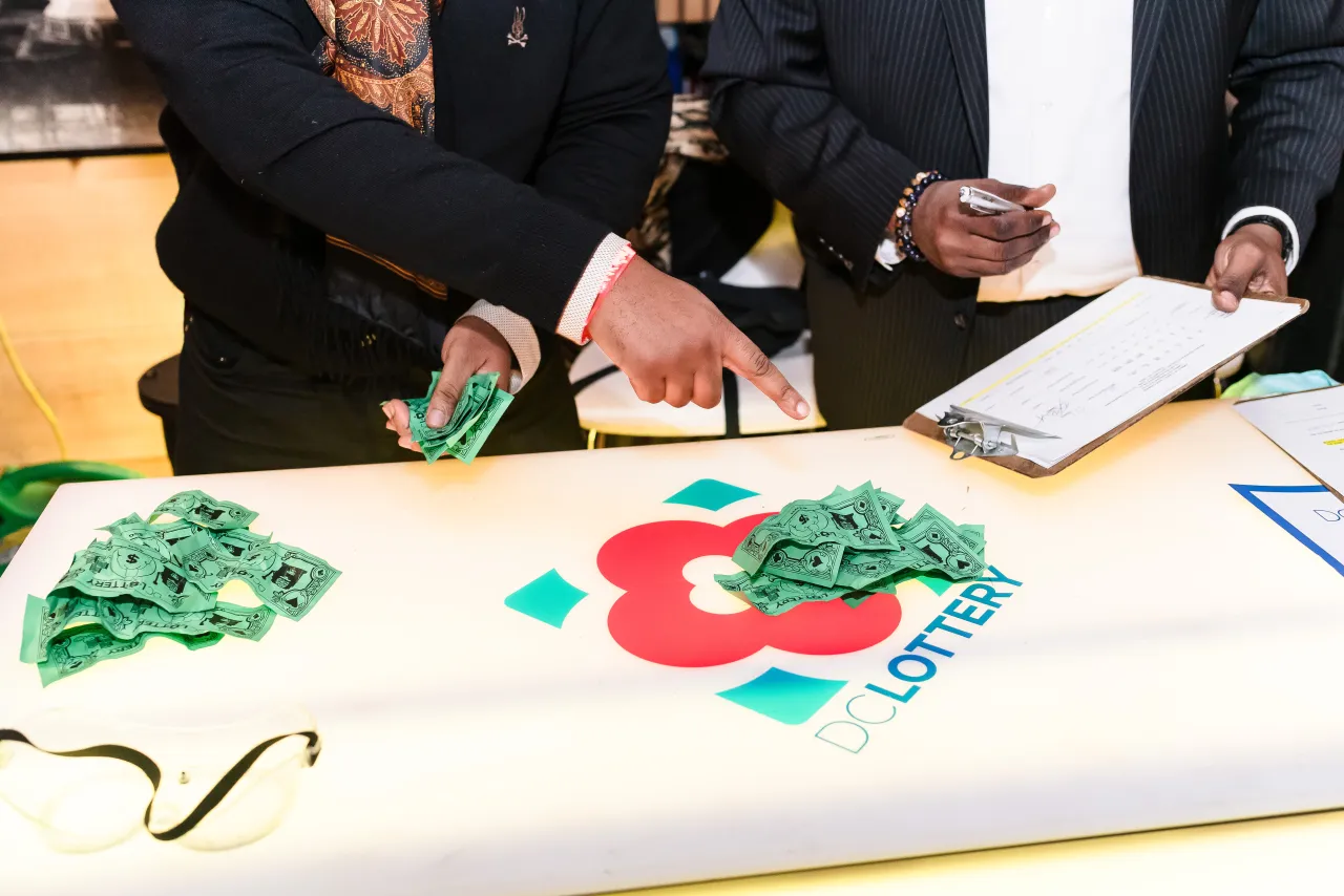 Auditors counting money